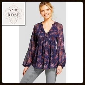 Cinched corset style Boho Festival Blouse